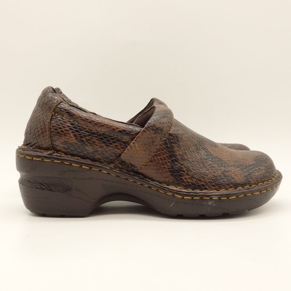 B.O.C BORN CONCEPTS Clogs Brown Animal Print - Picture 2 of 9